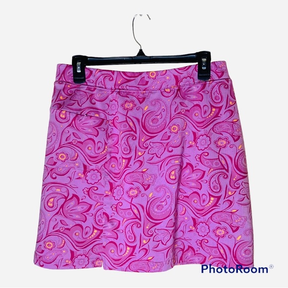 Izod Tennis Skort Pink Paisley‎ Size Small - Picture 1 of 7